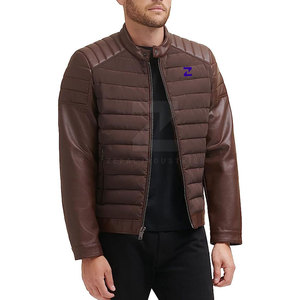 Veste matelassée de qualité supérieure, écologique, respirante, avec logo personnalisable sur le devant, vente directe d'usine, best-seller, veste d'hiver pour homme - Product Image 1