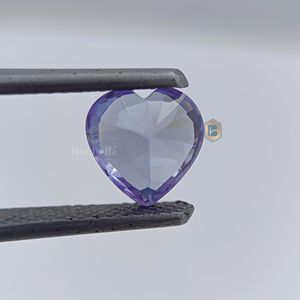 Corazón corte americano 1ct y 10ct diamantes sueltos azul claro único con efecto triturado de hielo accesorios de joyería únicos - Product Image 3