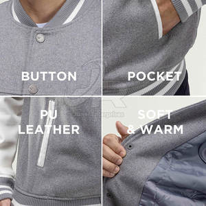 Veste d'hiver de style lettreman, best-seller, nouvelle mode, coupe-vent, pour hommes - Product Image 6