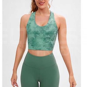 Hauts de yoga en coton biologique Débardeur durable à séchage rapide Style de haute qualité Hauts de yoga pour femmes Pas cher Vente en gros - Product Image 5