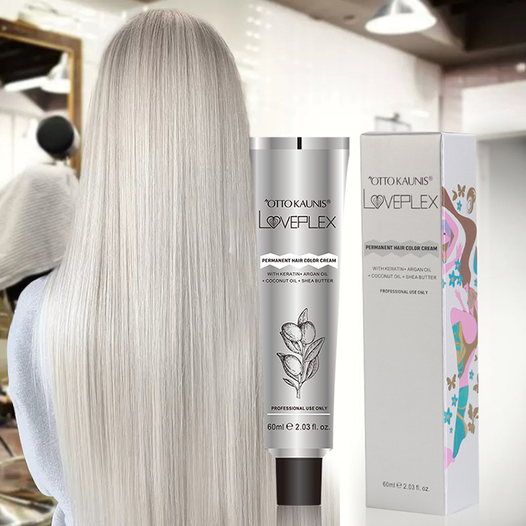 Profession eller Salon Verwenden Sie Haarfarbe Creme Private Label Permanent Creme Haarfarbe Haar färbemittel