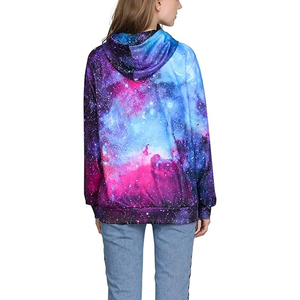 Wholesale Custom Multi Colors Women Sublimation <b>Print</b> Hoodie Hip Hop Style Streetwear Sublimation Hoodie For Women - Product Image 2