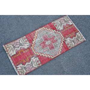 Alfombra de área grande turca Vintage de 13 'X 2,8', respaldo de látex de lana Beige rojo, diseño de retazos Rectangular para pasillo, dormitorio, uso de 10mm - Product Image 2