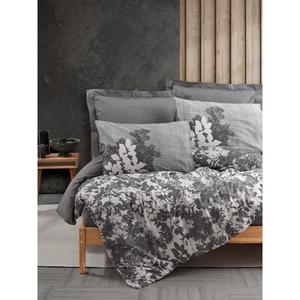 Ensemble de housse de couette double en coton Lunt Anthracite-Ensembles de housse de couette de qualité supérieure - Product Image 1
