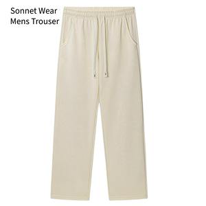 Pantalons décontractés pour hommes avec taille élastique et poches - Product Image 2