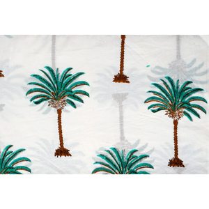 Vải Cotton 100% Vải Cotton Ấn Độ Vải <span class=keywords><strong>In</strong></span> Hoa Cho Quần Áo <span class=keywords><strong>In</strong></span> Hình Cây Cọ Khối Tay Ấn Độ - Product Image 5