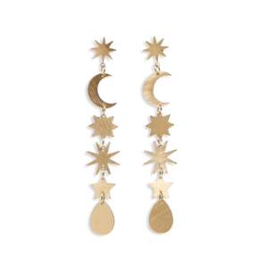 Orecchini Pendenti CUCOCUCA YXQ E198 Placcati Oro in Acciaio Inossidabile Color Oro per Primavera - Product Image 1