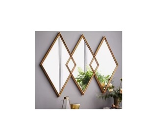 Gorgeous Modern Wedding <b>Gold</b> Plated Metal Butterflies Designer <b>Framed</b> Shape Wall <b>Mirror</b> High Quality Supply - Product Image 2