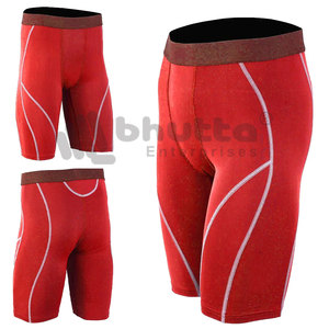 Shorts de compression en peau de mouton pour hommes, respirants, séchage rapide, fitness, musculation, extensibles, entraînement, logo personnalisé, tailles variées, gym - Product Image 2