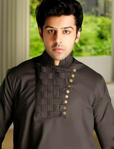 Kurta – broderie pour hommes kurta, pyjama Salwar Kameez Shalwar, motifs indiens et péruviens - Product Image 2