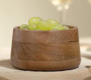 Creative Low MOQ Frutero hecho a mano Regular Mango Madera torneada Fabricante Mayorista venta directa de fábrica - Product Image 3