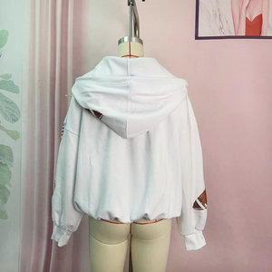 Hot Bán Phụ Nữ Y2K Thời Trang Phố Biểu Tượng Tùy Chỉnh Đồ Họa Áo Phụ Nữ Chất Lượng Cao Quá Khổ Lông Cừu Bông Áo Thun Áo - Product Image 3