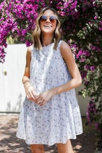 ชุดเดรสผู้หญิงทรงเอ สไตล์วายทูเค ผ้าฝ้าย 100% แขนสั้น ลายดอกไม้หลากสี ระบายอากาศดี เหมาะสำหรับใส่เที่ยวพักผ่อนช่วงฤดูร้อน ดีไซน์เรียบหรู - Product Image 6