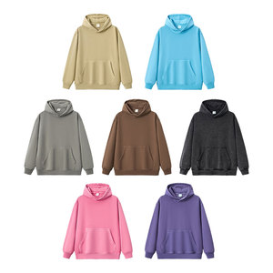 Sudadera con capucha lavada con ácido para hombre de otoño con logotipo personalizado ropa de calle de rizo francés de algodón de alta calidad sin forro Vintage OversizedDDP envío - Product Image 1