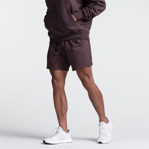 Pantalones cortos de algodón para hombre de talla grande al por mayor pantalones cortos de gimnasio estampados para correr de verano Pantalones cortos de felpa francesa suave para hombre - Product Image 6