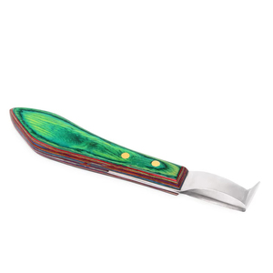 มีดตัดกีบม้าแบบห่วง ใบมีดคม ใช้ซ้ำได้ เป็นมิตรกับสิ่งแวดล้อม ด้ามไม้ปรับแต่งได้ ตัดเรียบเนียน ดูแลม้า สไตล์ญี่ปุ่น - Product Image 2