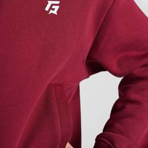 Sudadera con Capucha Maroon Essential Active Regular Hecha de Tela de Punto - Product Image 6