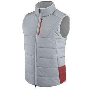 Gilet tactique matelassé sans manches unisexe à col montant et poches latérales Logo personnalisé Gilet tactique matelassé de coupe régulière pour hommes pour l'hiver - Product Image 5