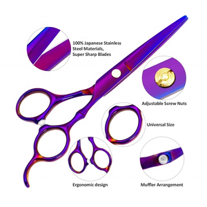 คุณภาพสูงขายส่งสแตนเลสกรรไกรสัตว์เลี้ยงชุดสุนัขและแมวกรูมมิ่งเครื่องมือกรรไกรตัดผม - Product Image 2