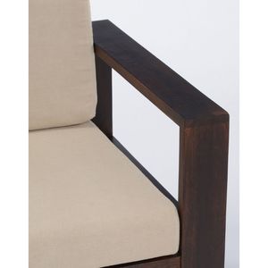 Modern Luxury Royal Solid Teak Wood Sofa Convertible Hot Sale Fabric <b>Cushions</b> for School Living Room Villa Park Warehouse - Product Image 3