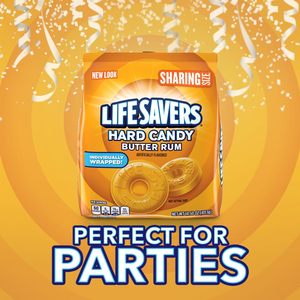 <strong>LIFE</strong> <strong>SAVERS</strong> Butter Rum Individually Wrapped Hard <strong>Candy</strong>, 14.5-Ounce Sharing Size <strong>Candy</strong> Bag (Pack of 4) - Product Image 6