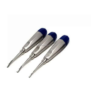 Ensemble d'ascenseurs de luxation dentaire incurvés Lot de 5 ascenseurs de racine chirurgicale pour la chirurgie implantaire Marque privée OEM CE disponible - Product Image 4