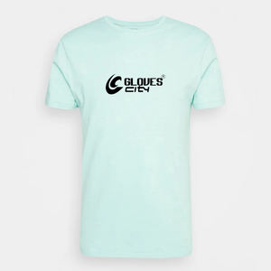 Custom Logo Heavy Weight Knitted 100% Cotton <b>Men's</b> Regular Fit T-<b>Shirts</b> Crew Fitness Blank - Product Image 6