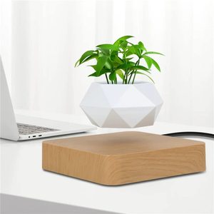 <span class=keywords><strong>Maceta</strong></span> Magnética de Levitación para Bonsái, Juego de Macetas Giratorias con Suculentas Flotantes para el Hogar o la Oficina, Diseño Moderno - Product Image 3