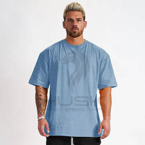 Venta al por mayor fabricante de camisetas transpirable Pakistán Boxy algodón de gran tamaño en blanco logotipo personalizado hombres camiseta - Product Image 6