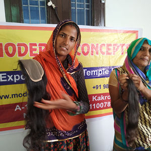 100% ต่อผมดิบจากกัมพูชาผมมนุษย์แท้แบบไม่ผ่านกระบวนการสำหรับผู้หญิงผมบริสุทธิ์สองชั้น - Product Image 4