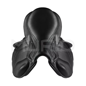 Selle de saut de dressage de course anglaise de haute qualité en cuir de cheval véritable avec arbre en bois directement de l'Inde - Product Image 4