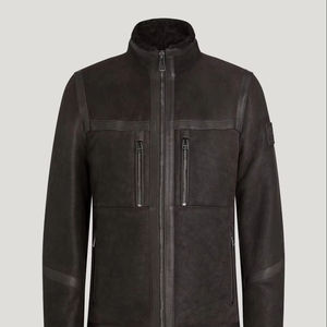 Chaqueta de Cuero Personalizada para Hombre al Mejor Precio 2026, Chaqueta de Lona de Alta Calidad con Cuello Alto y Logotipo Frontal, Hecha en Pakistán - Product Image 1