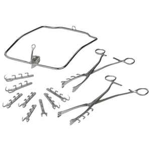 ลดราคาพิเศษ 2024 ชุดเครื่องมือผ่าตัดทางสัตวแพทย์สำหรับการผ่าตัดรูเมน ทำจากสแตนเลสคุณภาพสูง ราคาสมเหตุสมผล ใช้ซ้ำได้ - Product Image 1