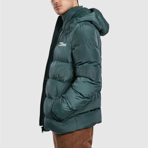 Meilleure vente Veste à bulles à col montant pour hommes High Street Style Hiver Lettre Motif Respirant Matériau de haute qualité - Product Image 3