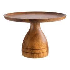Tayyab Handicraft Brown Wooden Acacia Bamboo Rotating <b>Cake</b> <b>Stand</b> <b>Dome</b> Plate Acrylic Glass Lid Non-Stick Eco-Friendly Sustainable - Product Image 3