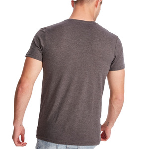 T-shirts de sonnerie de base unisexe 100% coton épais à sublimation avec logo personnalisé T-shirts à col rond pour hommes T-shirt de base uni de haute qualité pour hommes - Product Image 4