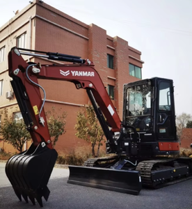 Mini-excavatrice Yanmar VIO50 d'occasion certifiée CE, excavatrice de 5 tonnes d'occasion, petite pelle hydraulique, faible nombre d'heures de travail - Product Image 1