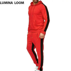 Survêtements pour hommes 100% coton, respirants, décontractés, imprimés par transfert thermique, personnalisables avec étiquette et impression sur mesure, à bas prix, toutes couleurs, tailles plus. - Product Image 3