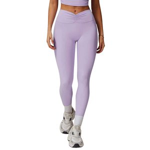 Leggings d'entraînement d'été sans coutures pour femmes, bas de sport personnalisés, respirants et antibactériens pour le yoga, la course et les activités physiques - Product Image 4