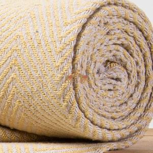 Manta de sofá de algodón de punto hecha a mano exclusiva, Material de lana de invierno suave con patrón de Festival tejido - Product Image 2