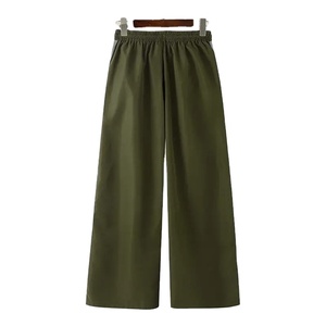 Men Pants Patchwork <b>Drawstring</b> Joggers Wide Leg <b>Trousers</b> Men Streetwear 2026 Pockets Fashion Oversize Long - Product Image 4