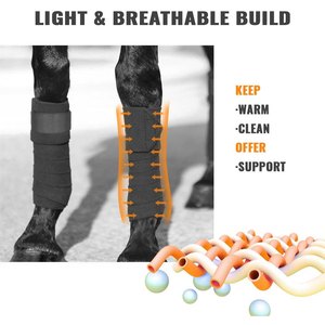 Vendas de neopreno para piernas de caballo, envolturas ecuestres personalizables, suministros de equitación de alta calidad disponibles en múltiples opciones de diseños - Product Image 4