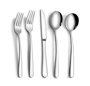 Compra al por Mayor a Bajo Precio desde India, Cubiertos de Metal Personalizados, Juego de Cubiertos de Acero Inoxidable, Cuchillo, Cuchara, Tenedor, para Uso Doméstico - Product Image 1