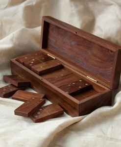 ชุดเกมโดมิโนทำจากไม้สีปรับแต่งได้ชุดโดมิโนหกโดมิโนและไม้หลากสี - Product Image 3