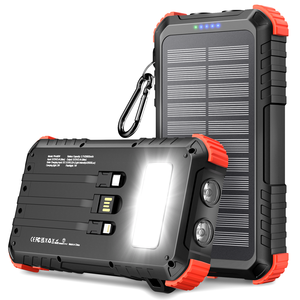 Meilleure Vente 2026 : <span class=keywords><strong>Chargeur</strong></span> Solaire Portable Étanche 20000mAh - Batterie Externe 20W à <span class=keywords><strong>Charge</strong></span> <span class=keywords><strong>Rapide</strong></span> et <span class=keywords><strong>Sans</strong></span> <span class=keywords><strong>Fil</strong></span> pour Téléphone et Activités Extérieures - Product Image 1