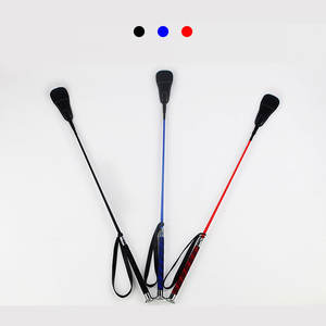 Hot Selling HorseRiding Top Quality Manufacturing Polo Wipe Leather Horsewhips Lightweight Riding Whips Lash <b>Toy</b> HorseRiding - Product Image 1
