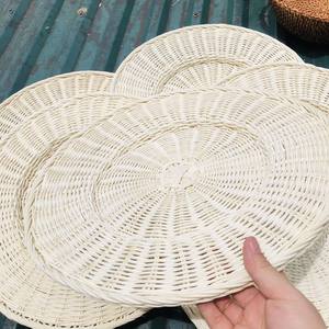 Placas de cargador de ratán de mesa estera/placas de cargador decoración de boda/estera de placa mesa de comedor VIETNAM - Product Image 3