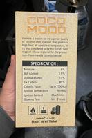 Charbon de coco en gros, charbon sans fumée pour chicha, 100% sans taxes, sans étincelles, sans odeur