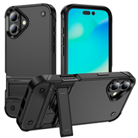 Funda Protectora Resistente para Teléfono con Soporte Invisible, TPU+PC, a Prueba de Golpes, para Modelos Oppo 16/15/14/13, Protección Contra Caídas, Venta al Por Mayor
