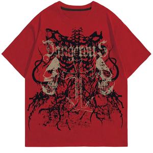 Camiseta de mujer de alta calidad Heavyweight 100% algodón 300GSM hip hop boxy camiseta recortada de gran tamaño. - Product Image 1